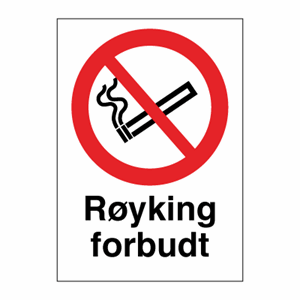 Skilt Røyking Forbudt