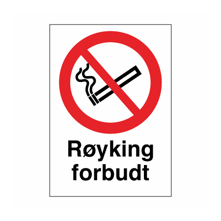 Skilt Røyking Forbudt